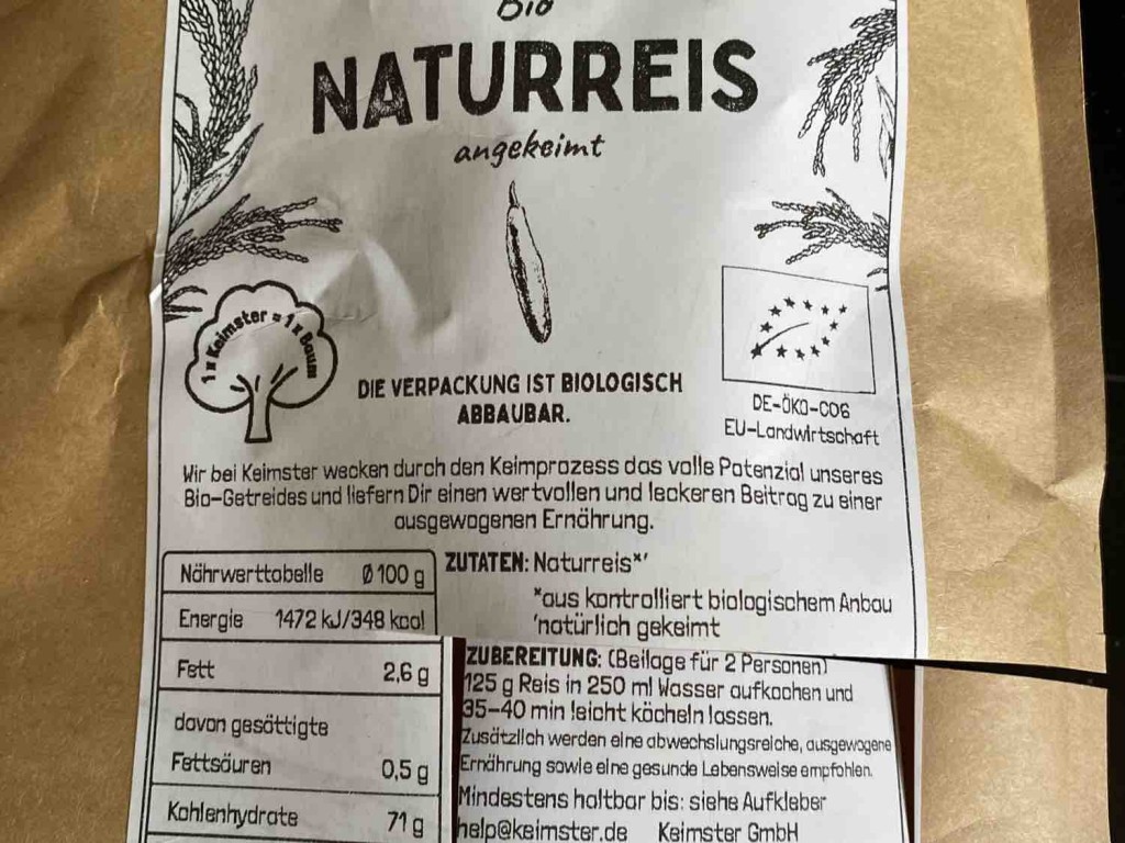 Keimster Gekeimter Naturreis von dubster | Hochgeladen von: dubster Keimster Gekeimter Naturreis von dubster | Hochgeladen von: dubster