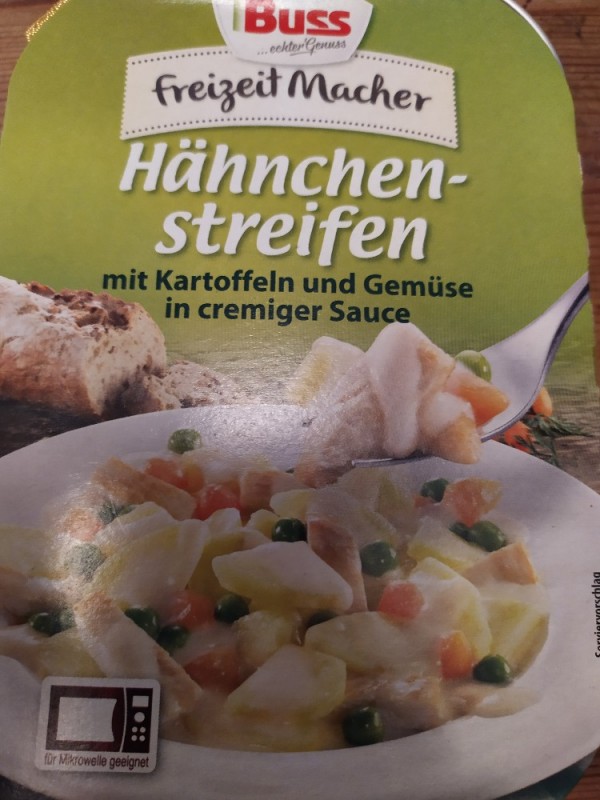 Hähnchenstreifen mit Kartoffeln und Gemüse in cremiger Sauce (Bu | Hochgeladen von: Anger78 Hähnchenstreifen mit Kartoffeln und Gemüse in cremiger Sauce (Bu | Hochgeladen von: Anger78